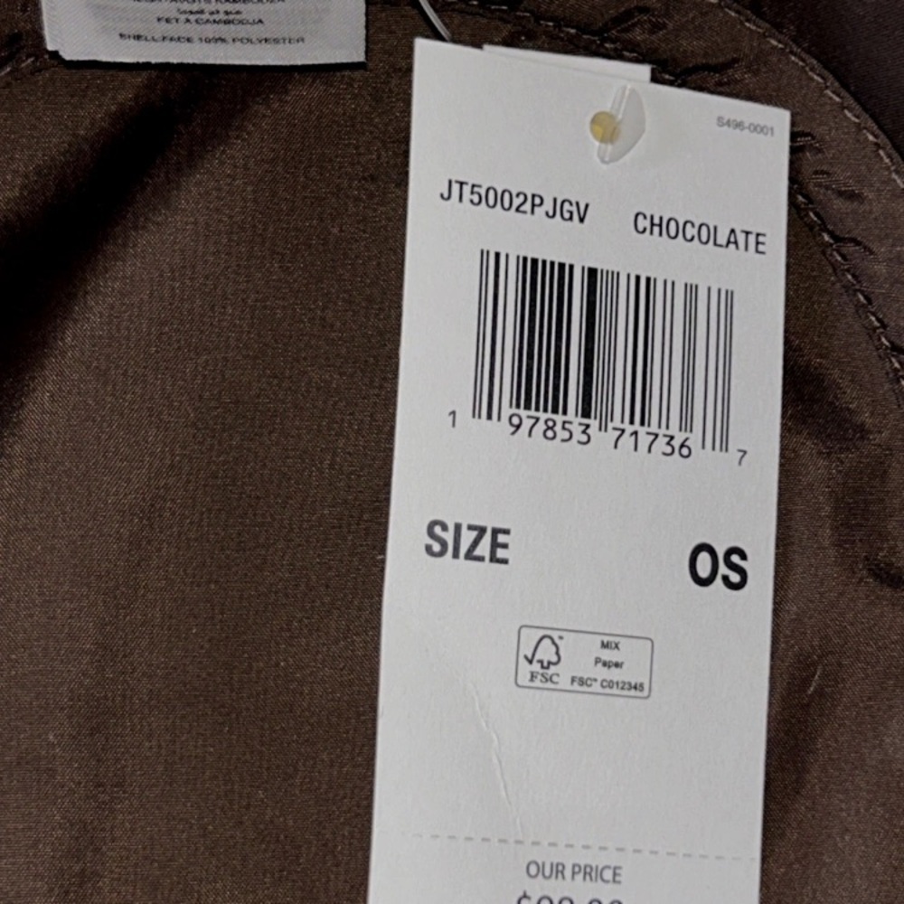 Michael Kors Chocolate Brown Monogram Bucket Hat NWT - Picture 8 of 8